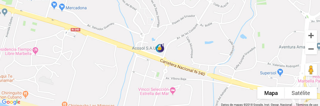 Acosol mapa sede principal