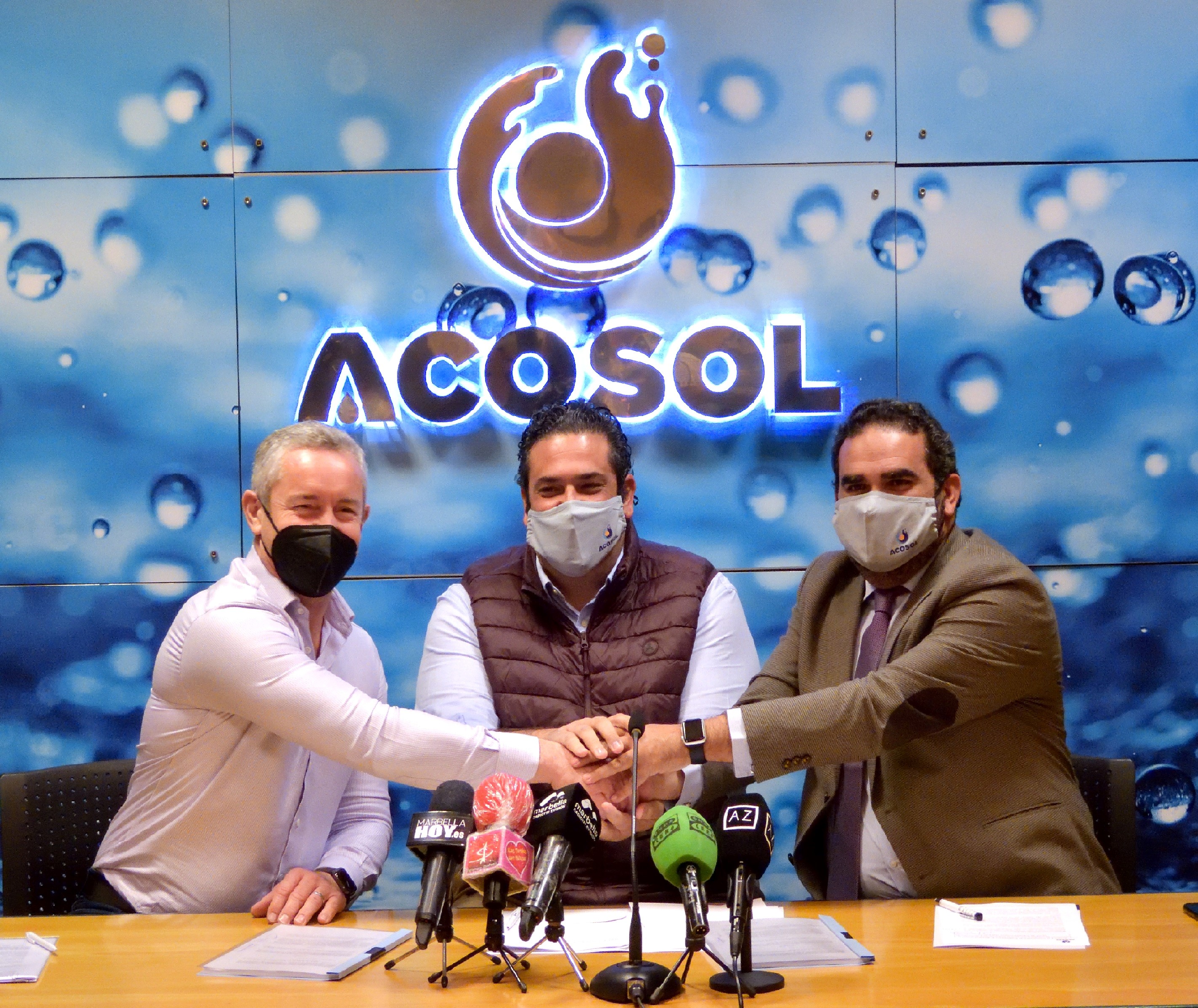 Acosol y la Comunidad de Propietarios El Rosario firman el Convenio de colaboración para la financiación y ejecución de obras de Infraestructuras Hidráulicas.