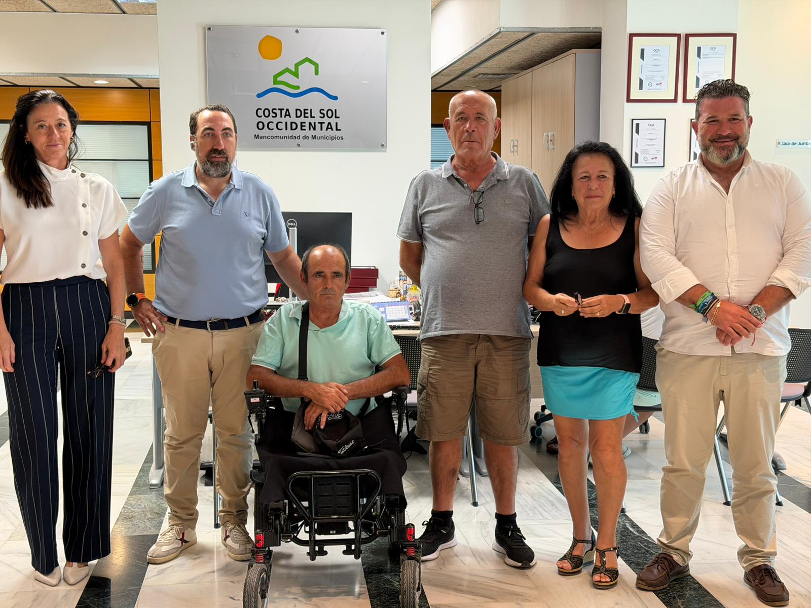 Acosol finaliza las obras para llevar agua potable a más de 270 parcelas de la Majadilla del Muerto en Mijas
